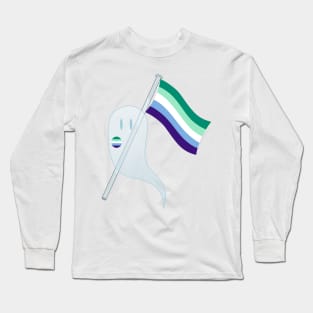 Pride Ghost - MLM Long Sleeve T-Shirt